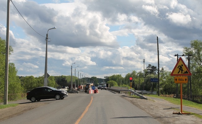 В Вадинске начат ремонт моста через реку Вад